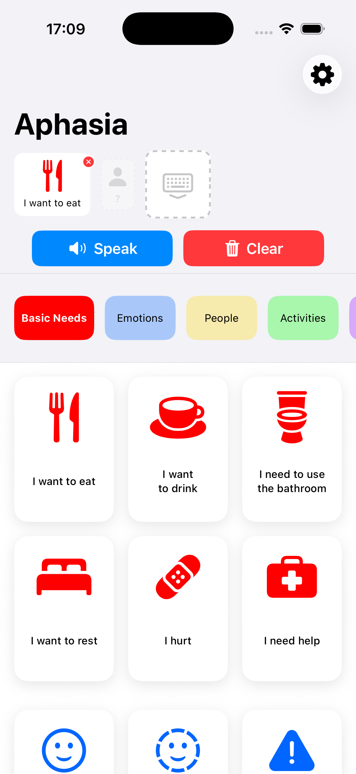 Phrase bar